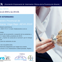 ¡Encuentro Provincial de Veterinaria: Vega Baja – AEVA 2016!, 9 de junio de 2016.